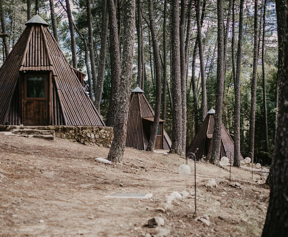 Glamping The Teepee